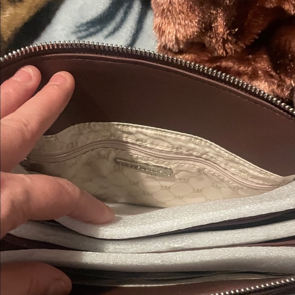 Steve Madden Dark Brown Quilted Shoulder Bag - Picture 6 of 10